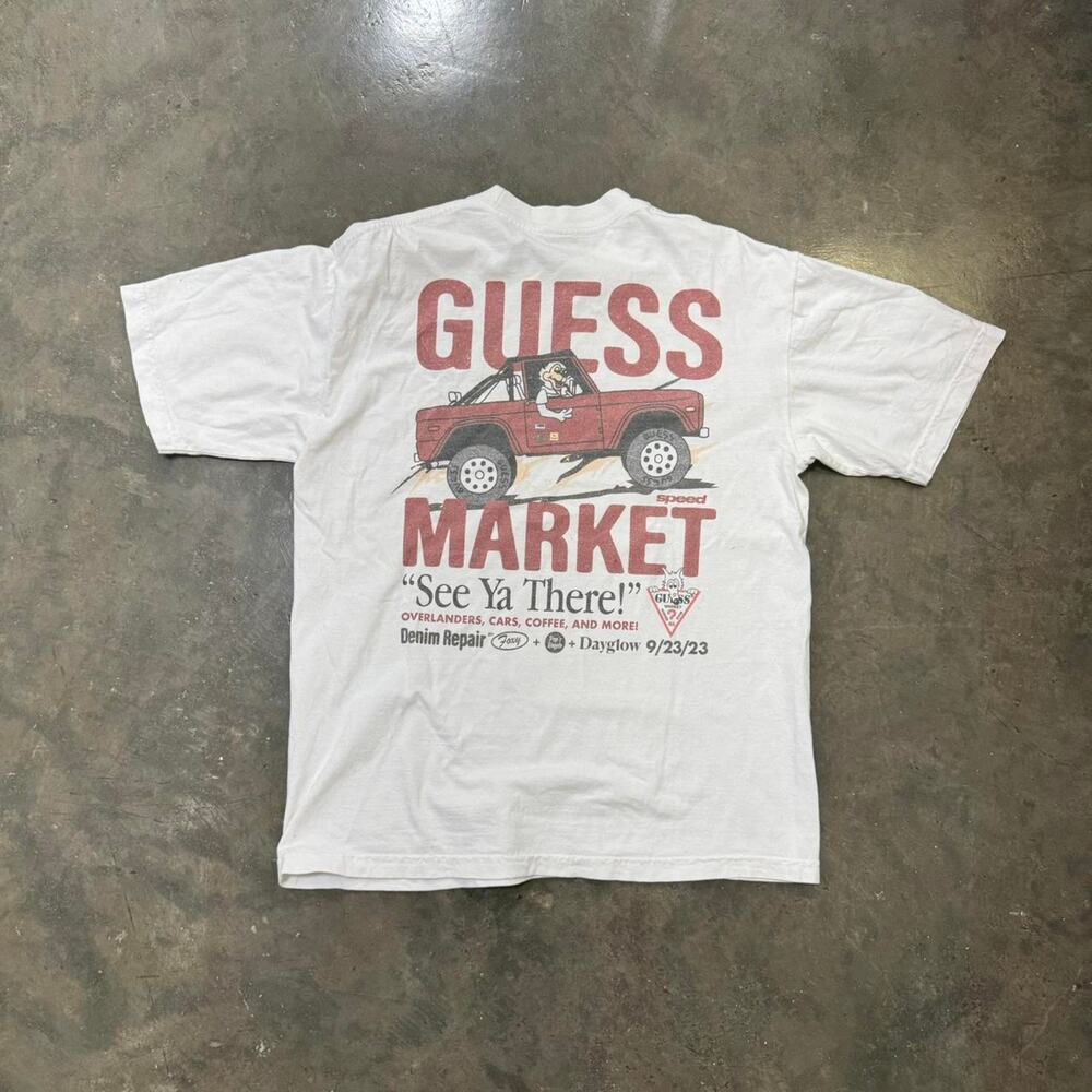 Guess x market denim repair